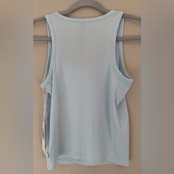 NEW - Vuori - Pose Cardigan Tank - Light Mist - Picture 2 of 5